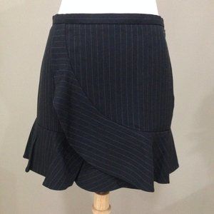 New BCBG ruffle A-line mini skirt